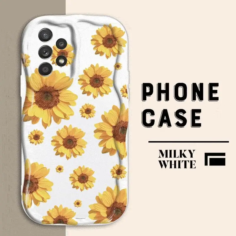 Beautiful Sunflower For Samsung Galaxy A21s A50 A51 A71 A30 A31 A11 A10 A20 A02s A03 A04 A05 A04s A05s fundas Soft Phone Case