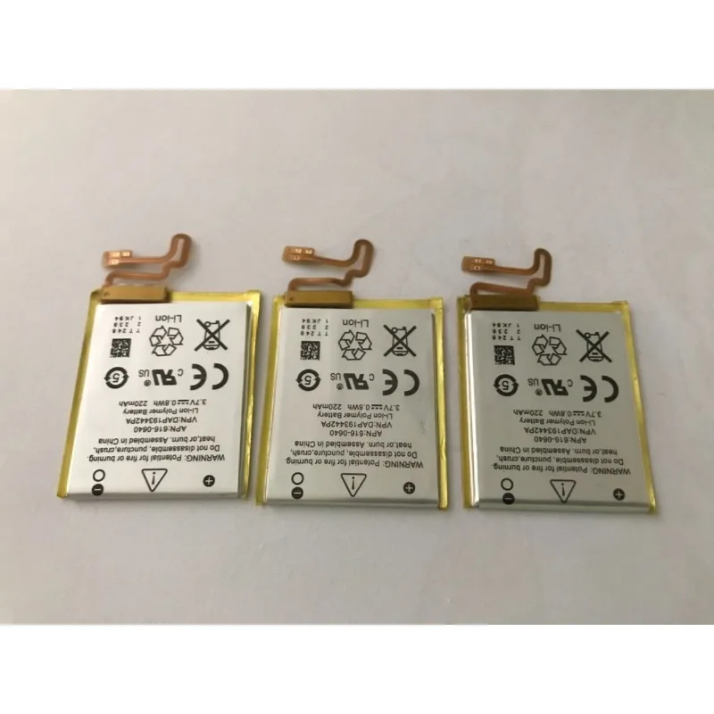 New High quality 616-0640 Replacement Battery For iPod Nano 7 7th Gen Batteries A1446 MP3 MP4 Battery MB903LL/A 616-0639