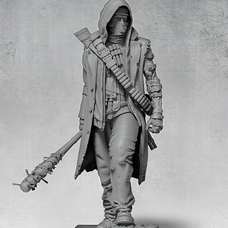 1/35 Scale Infected Gangster Resin Figures Assembly Model Kits Modern Character Miniature Toys Unassambled and Unpainted 339