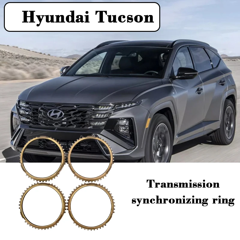 

4PCS Brand-New Gearbox Synchro Rings –For Hyundai Tucson IX35 4339432410FFF Automotive Engine Components Vehicle Accessories Set
