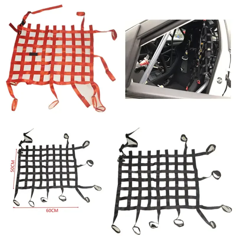 Carmodificationracin caRwindow protection net,glass window sunshade, off-road vehicle drift safety anti-collision protection net