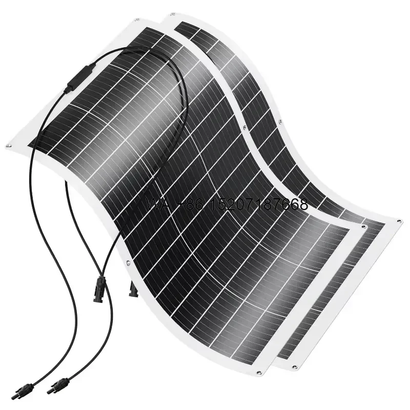 Wmwmnu for Alecter APH-P112 100W Flexible Solar Panel 23% Efficiency Monocrystalline Silicon 182mm Cell 12V 24V Ultra