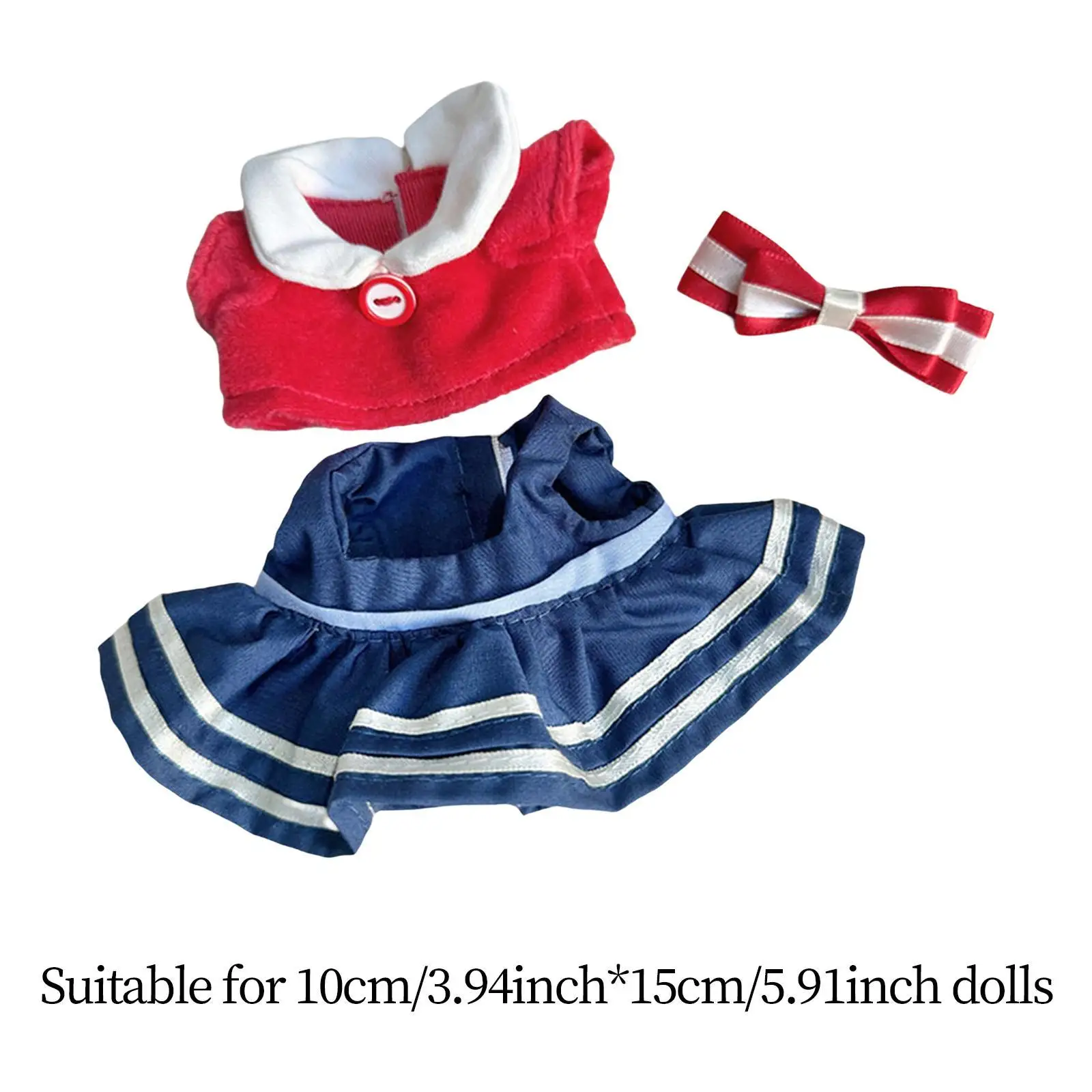 Poppenkleding voor pluche figuren van 10-15 cm, accessoires voor knuffels