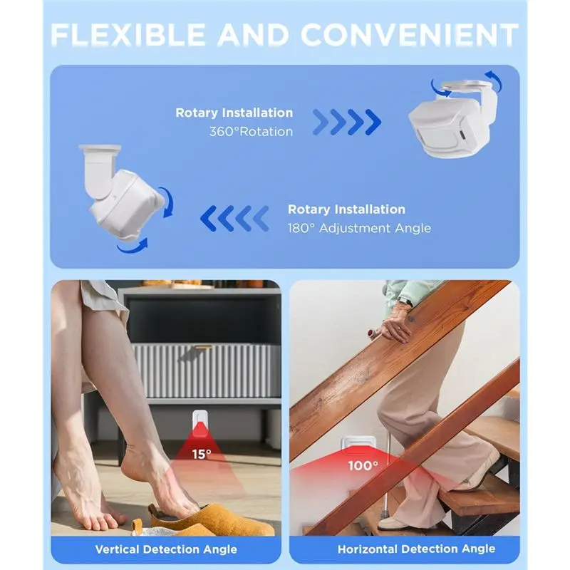 M01K Bed Sensor Alarm Wireless For Elderly Dementia Patients-Fall Detection& Motion Alert System For Seniors