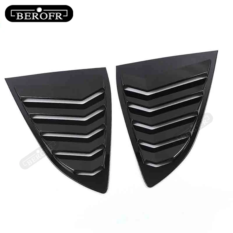 For Honda Breeze 2020 Carbon Fibre Rear Window Side Vent Louver Shutter Cover Trim
