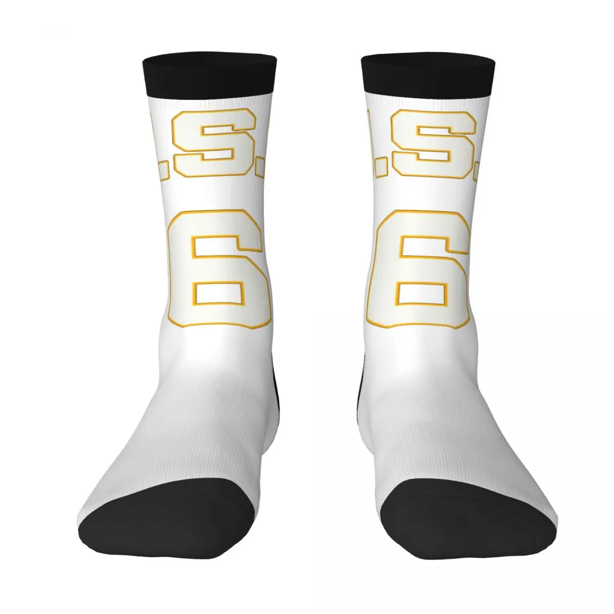 2023 Basketball Stars Billss And Russellss (13) Contrast color socks Field pack Elastic Socks Humor Funny Graphic