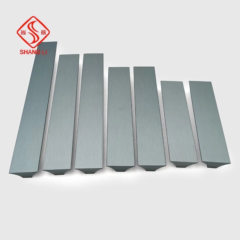 Maniglie per mobili da incasso da 96 mm per la casa elegante, cassettiere da incasso, cassetti da cucina, camera da letto, bagno, in lega di alluminio