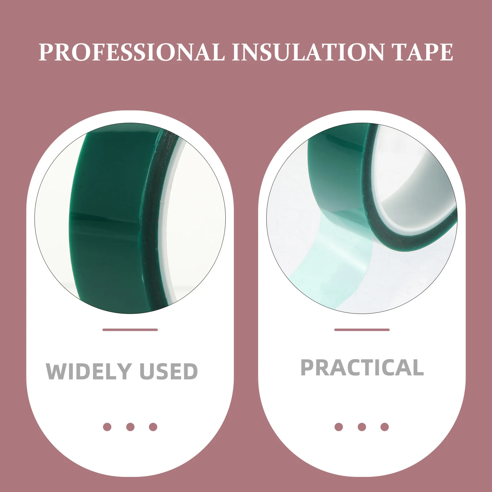 

4 Rolls High Quality Silicone Insulating Tape Heat Resistant Electrical Tapes for Circuit Board and Motor Protection
