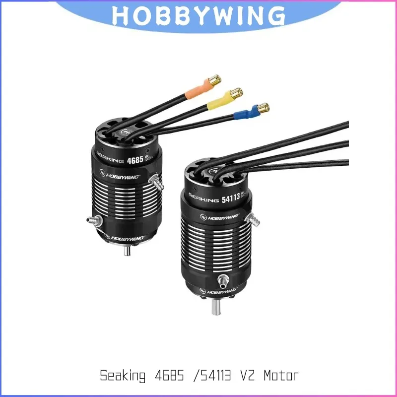 Hobbywing SEAKING 4685SL 54113SL V2 800-1500KV Motor sem escova 200A-300A HV ESC Sistema refrigerado a água para corrida de barco RC