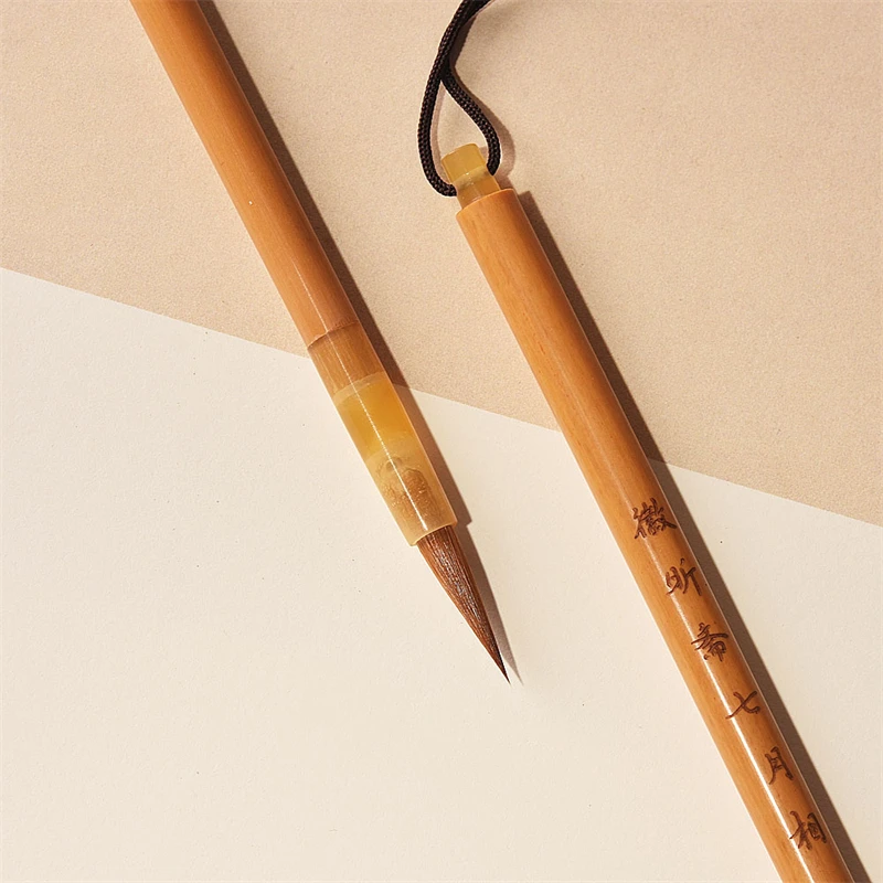 Chinese Weasel Hair Small Regular Script Brush Song Huizong Calligraphy Special Brush Pen Copy Scriptures Line Drawing Brush Pen