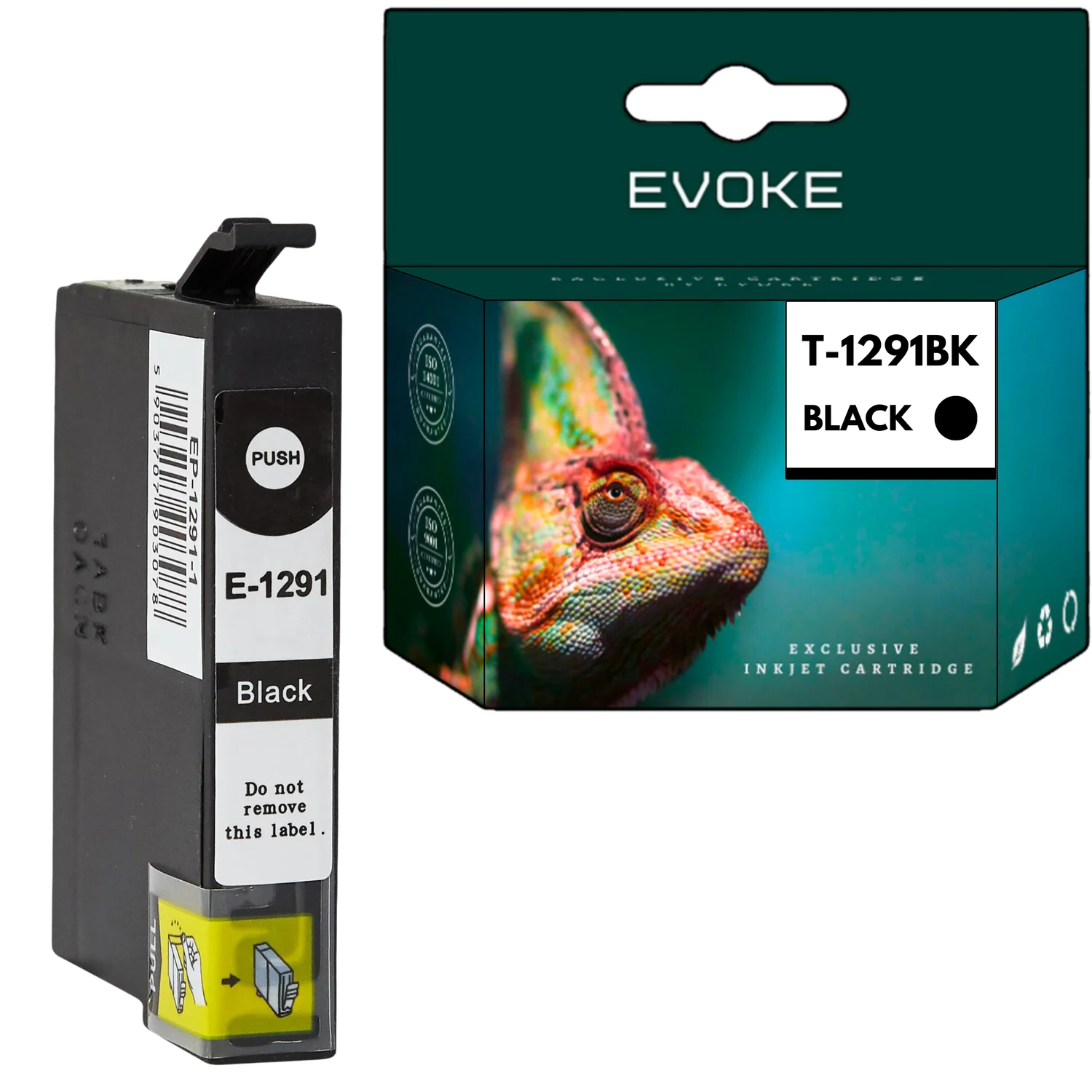 Evoke compatibele inkt voor Epson T1291 1291 C13T12914010 Zwart 18 ml 610 Stron Stylus Office B42Wd Bx305F Bx305Fw Bx320Fw Bx525Wd Bx535Wd Bx625Fwd Bx630Fw Bx635Fwd Bx925Fwd Bx935Fwd; Stylus Sx230
