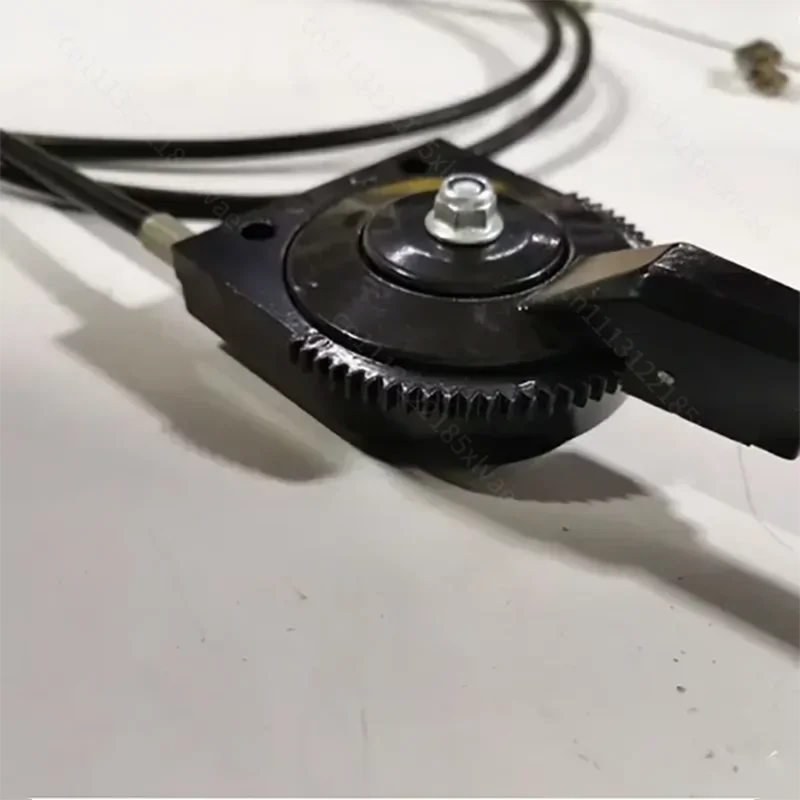 Self-Locking Manual Hand Throttle Lever, Speed Control Cable Assembly for Excavator,Harvester, Tractor, Boat and Manure Spreader