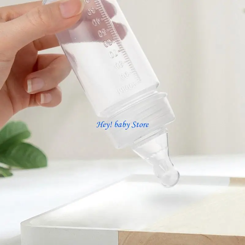 Q1FE Single Используйте детскую бутылку 100 мл емкости PP Lightweight для легкой обработки