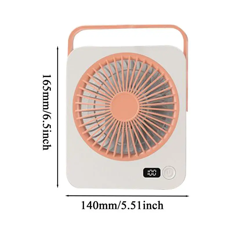 작은 책상 팬 개인 책상 팬 5 속도 설정 1200mAh 개인 쿨러 여성용 남성용 홈 침실 해변 캠핑 야외