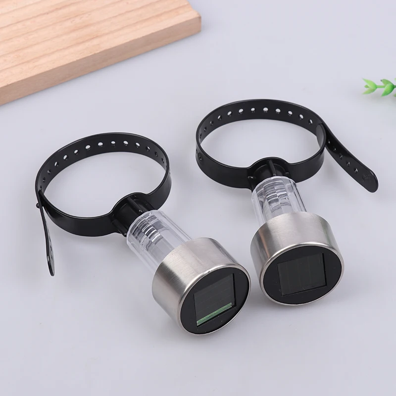 1 PC พลังงานแสงอาทิตย์สระว่ายน้ํากรอบบนพื้นสําหรับสระว่ายน้ําสระว่ายน้ํากลางแจ้งรั้วตกแต่งกันน้ํา LED Pool Night Light