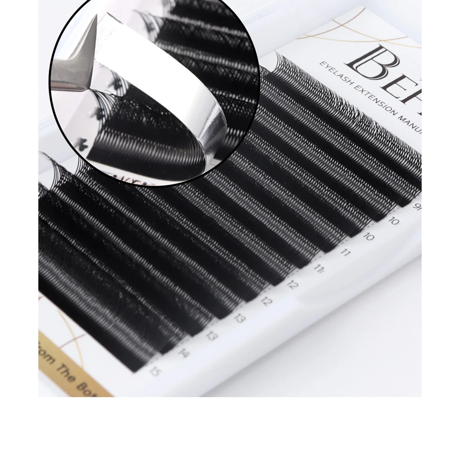 Befer Triple Tips Y Wimpernverlängerung YY-Form Wimpernverlängerung Cilios Brasileiro Y Brasilianisches Volumen Natürliche falsche Wimpern – Detail 9