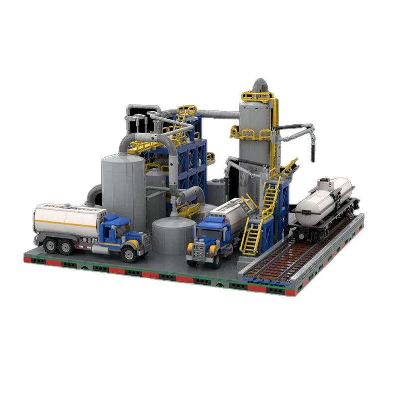 MOC-101452 الكلاسيكية الحضرية الكيميائية النباتات شارع المشهد اللبنات نموذج 3116 أجزاء الأولاد الأطفال هدية عيد ميلاد لعبة #3