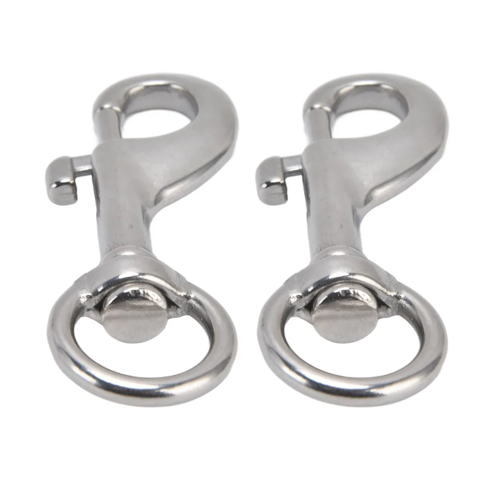 6pcs Marine Grade Rotating Snap Hooks Single Ended Heavy Duty Heavy Duty Bolt Snaps Swivel Eye Bolt Hooks For Flag Pole