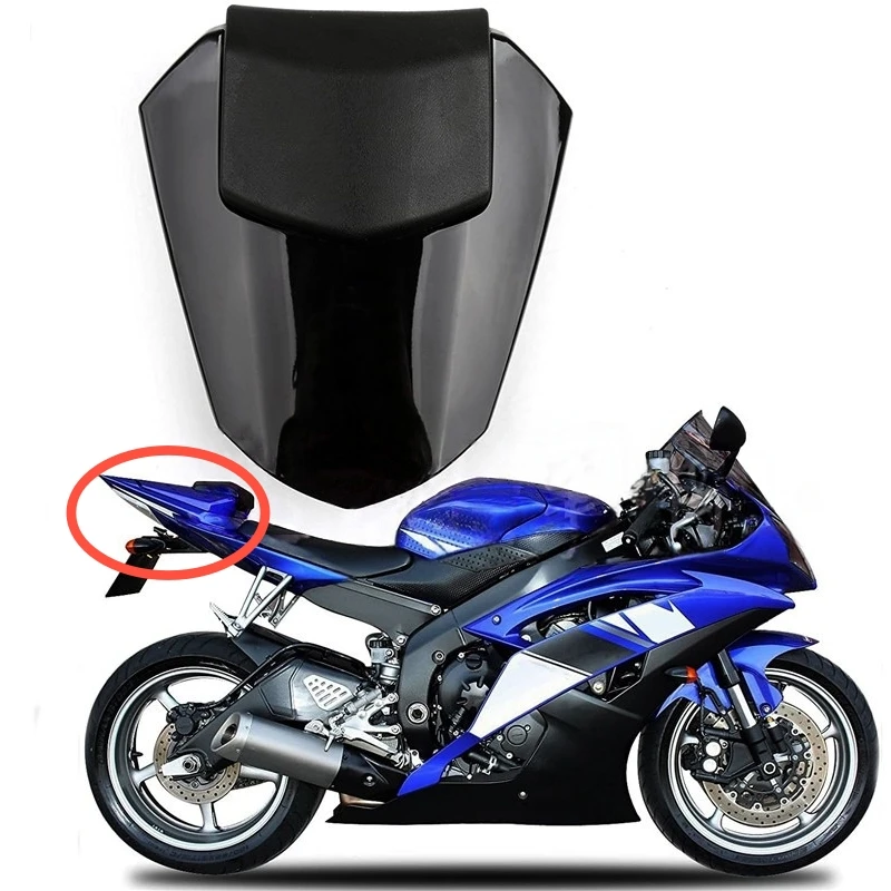 Motorcycle rear hump rear tailgate rear cover fairing Passenger seat cover for Yamaha YZF R6 YZF600 2008-2016 view 3