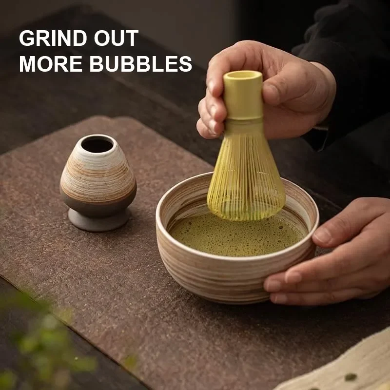 1pcs Resin Matcha Chasen Dishwasher Safe Matcha Tea Whisk And Sieve Japanese Tea Ceremony Tool Home Kitchen Tea Making Accessory