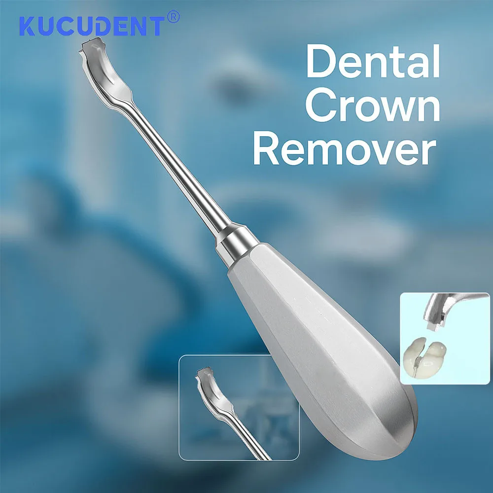 

1 Pc Dental Crown Splitter Remover Crown Elevator Metal Handle Orthodontic Tooth Crown Spreader Universal Dentistry Lab Tools