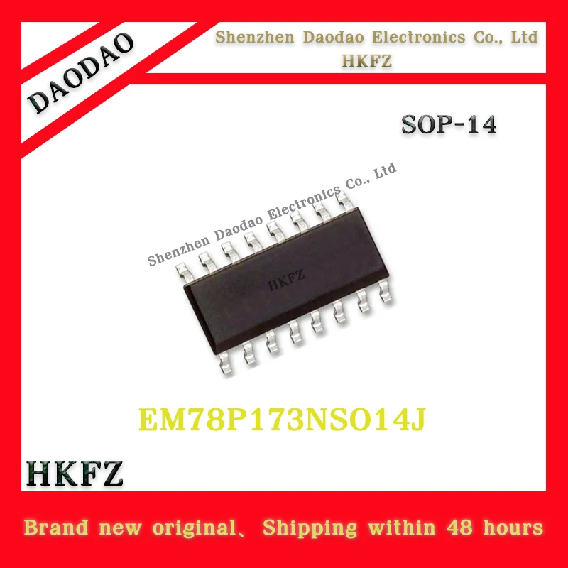 

EM78P173NSO14J EM78P173 chip ic SOP-14