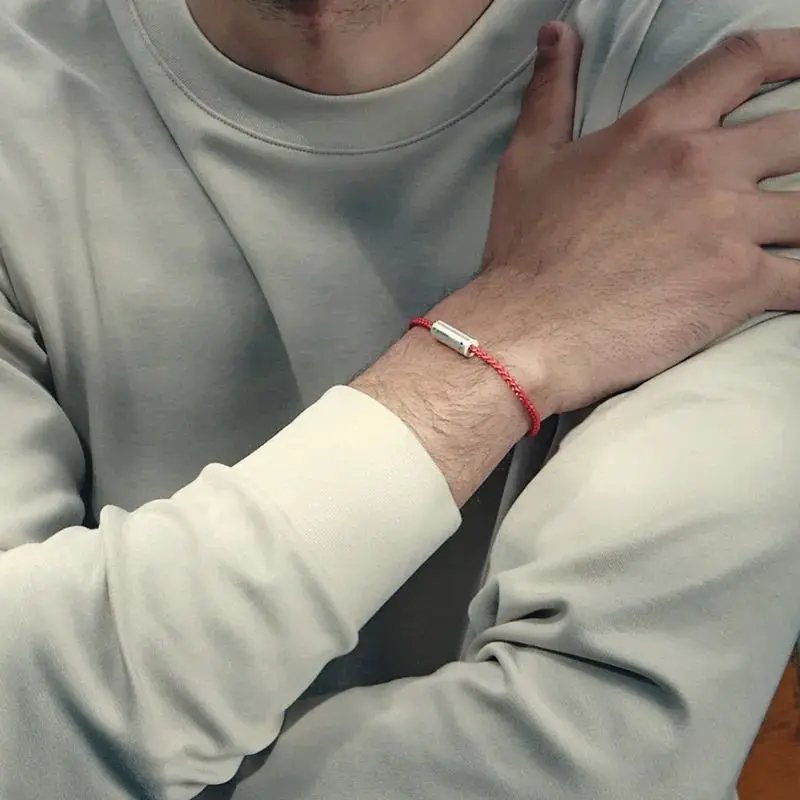 

Bracelet Rope Men Women 7 Grams 925 Sterling Silver Luxury Christmas Gift French Fashion Jewelry Wholesale