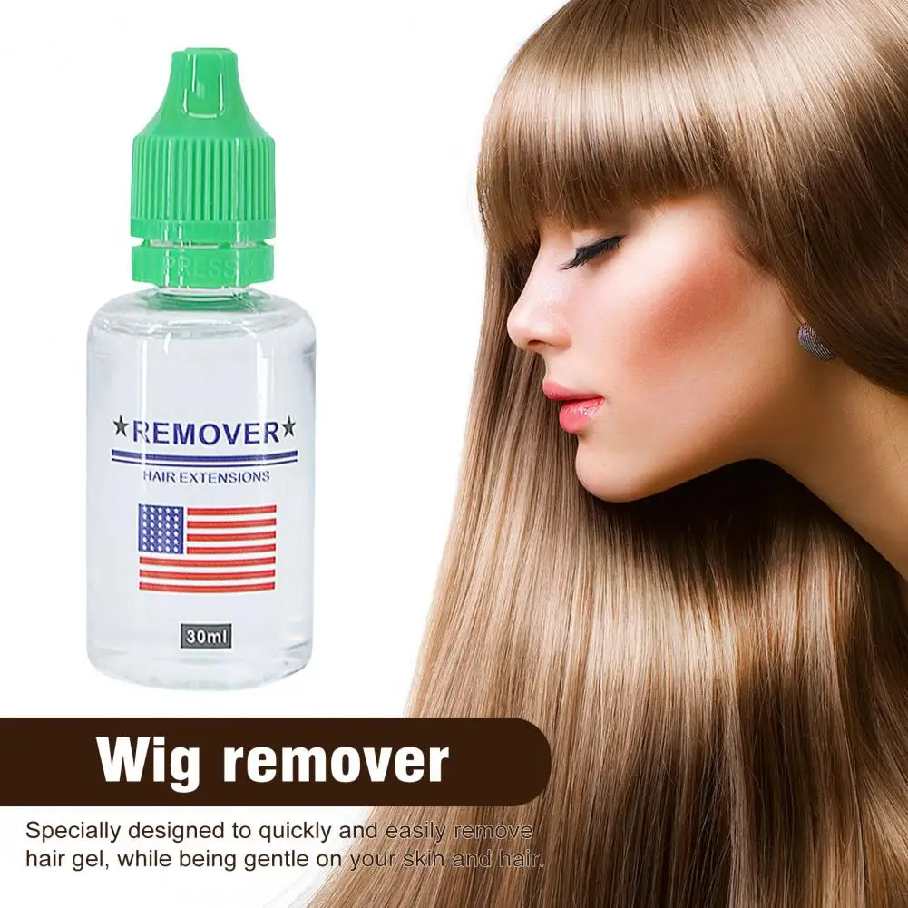 30ML Wig Adhesive Remover Fast Acting Tape-in Hair Extension Glue Removal Agent Lace Wig Bond Toupee Double Sided Tape Remover