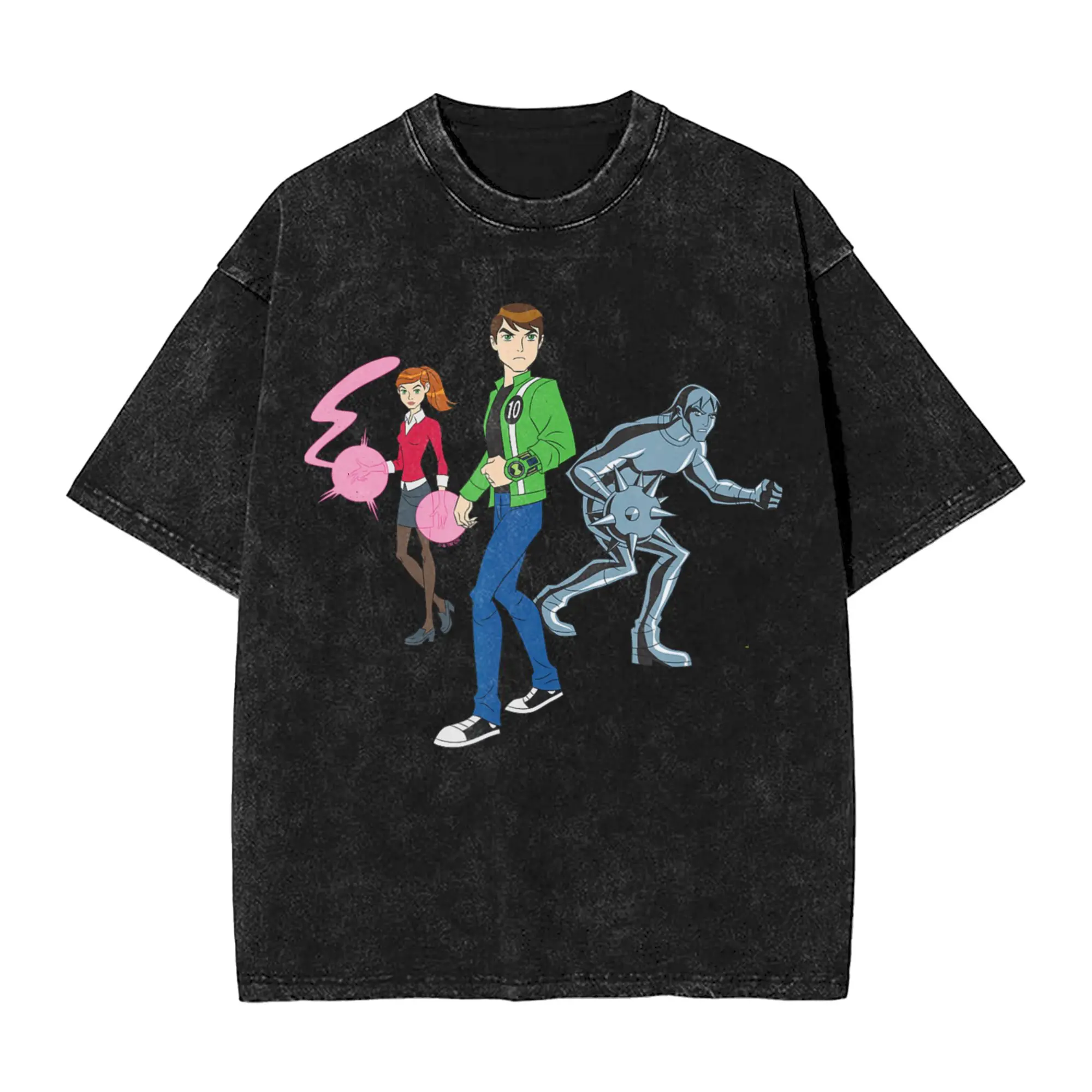 Ben 10 Ultimate Alien Cosmic Destruction Ben Gwen & Kevin T Shirt Summer  Basic T-Shirts For Mens Short Sleeves Tees