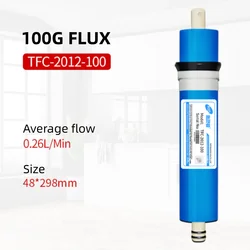 HID TFC-2012-100GPD Kitchen Reverse Osmosis RO Membrane Replacement Drinking Water Purifier Filter Treatment System