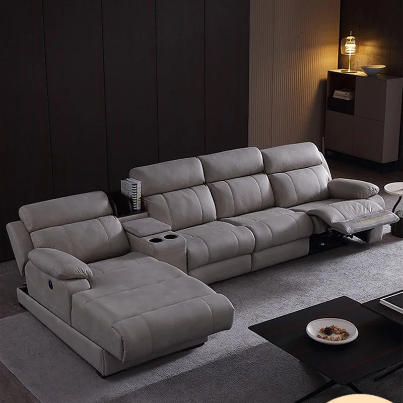 High Quality Living Room Furniture Modern Recliner Sectional Sofa Set