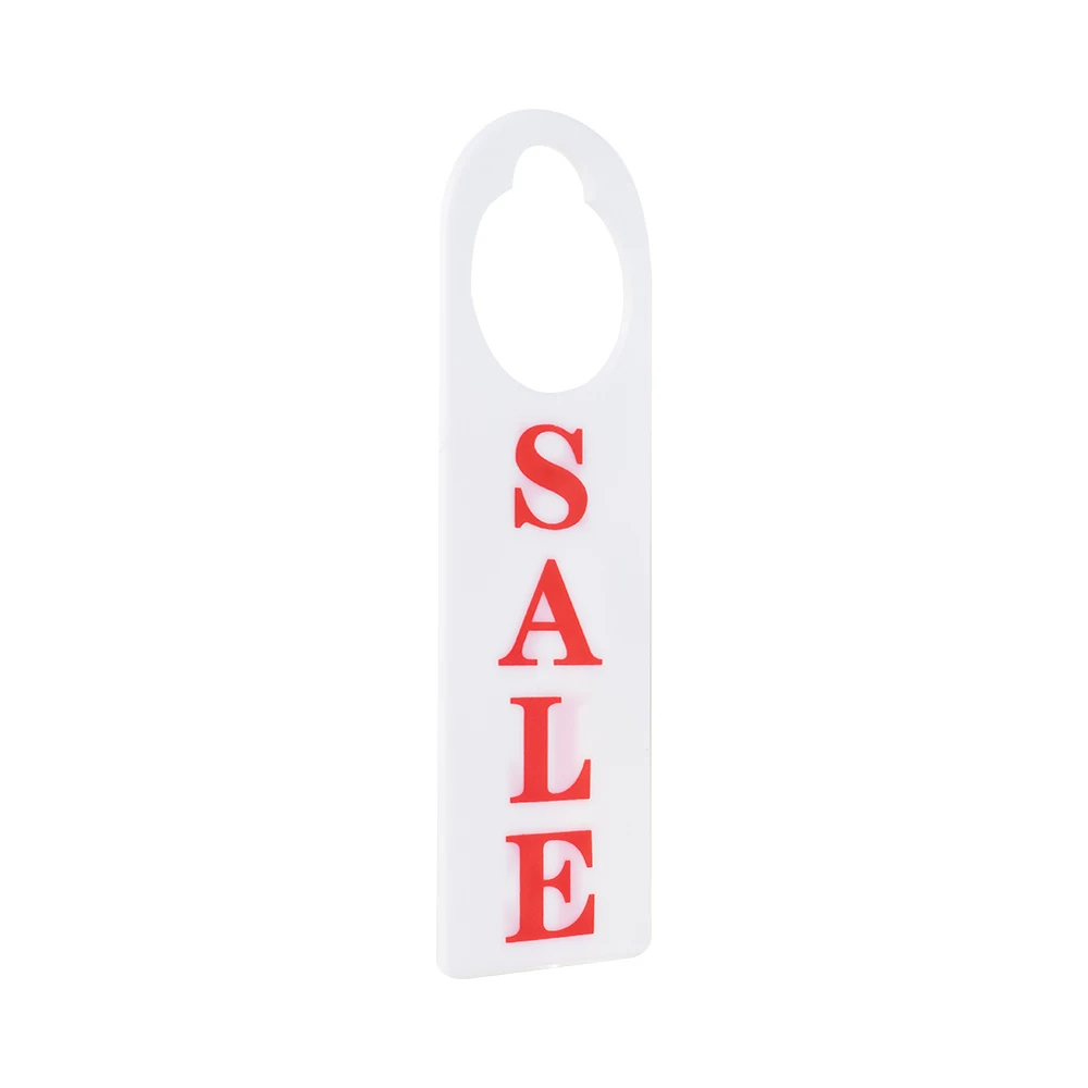 Large Sale Signs For Clothes Rack, Apparel Hangers Bar Hangrail Plastic Size Divider Big Marker Fitting Room Door Control Tags