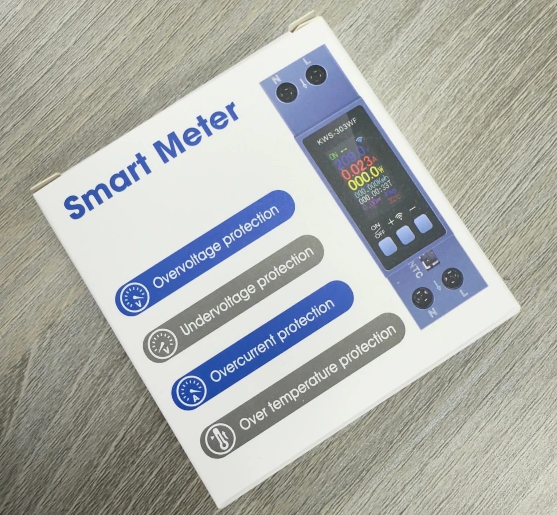 Picture 6: KINEE Smart WiFi MCB Circuit Breaker Switch with Voltage, Current, Timer, and Temperature  Functions 0-40A