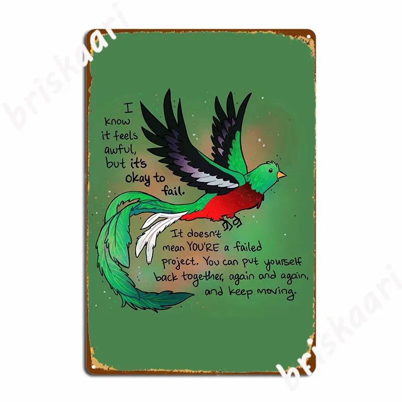 Металлический плакат с надписью на цетзал и птицу невозможно ободрать, винтавечерние праздничный кинотеатр, настенные плакаты для гостиной