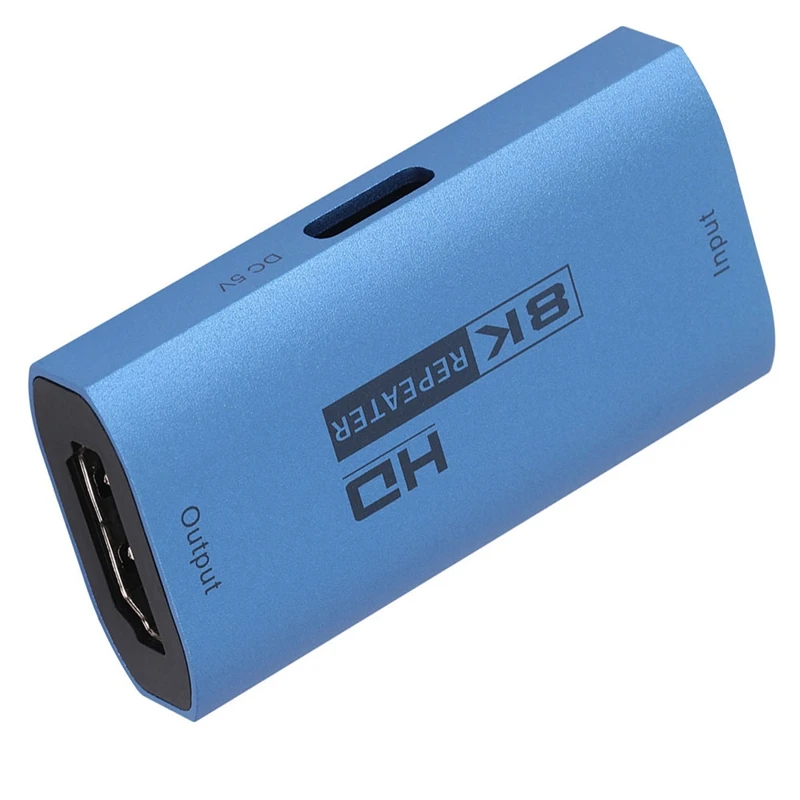 Extensor Compatible 8K, repetidor 8K, amplificador de señal HD, convertidor de vídeo, adaptador Compatible-A22U