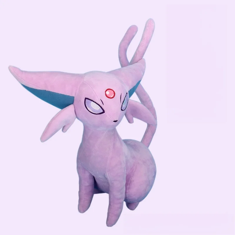 Cute Pokemon Espeon Eevee Plush Anime Figures Large Size Soft Plushies High-Quality Animal Toy Gift for Children