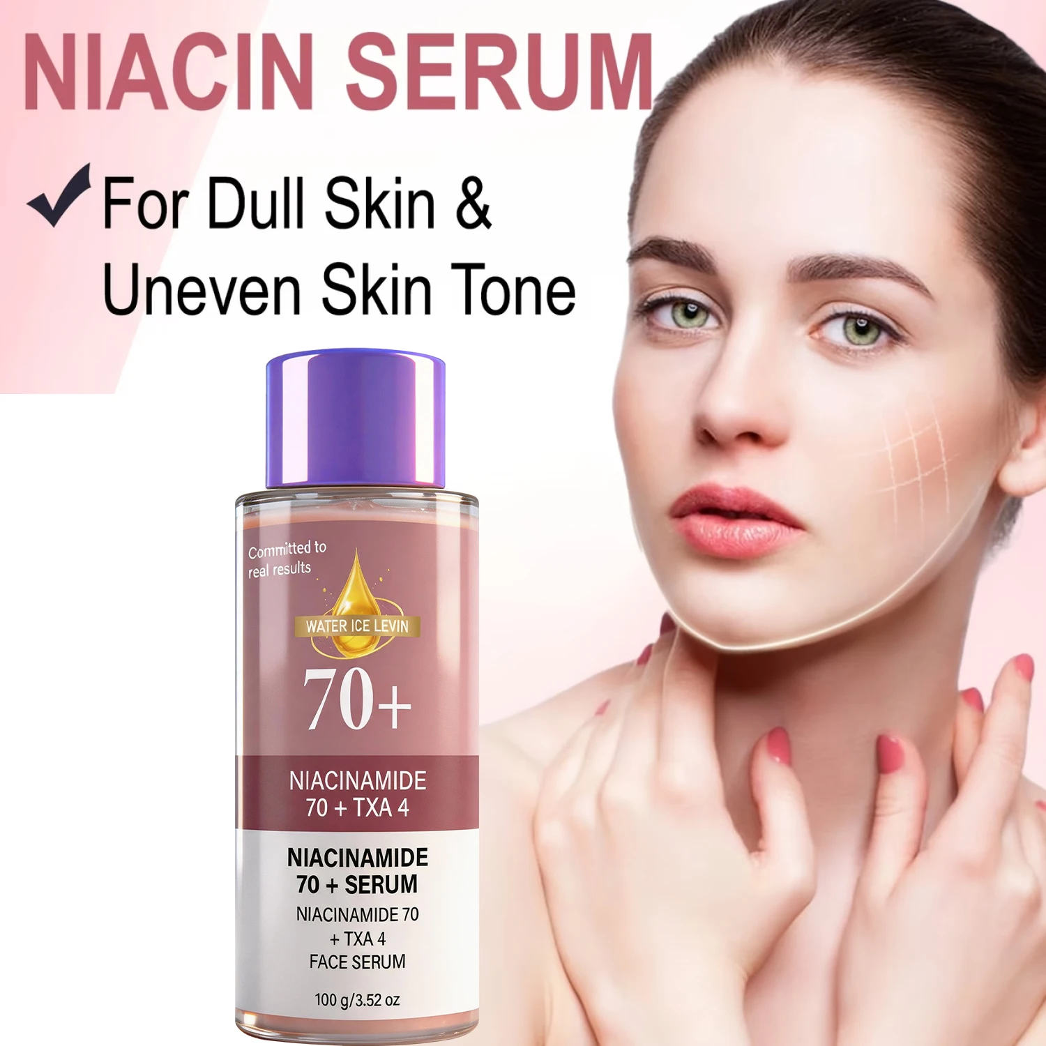 Niacinamide70 Plus Txa4 Facial Essence Fade Dark Spots Post Acne Marks Balance Patchy Skin Tone Long Lasting Hydrating Care 100g