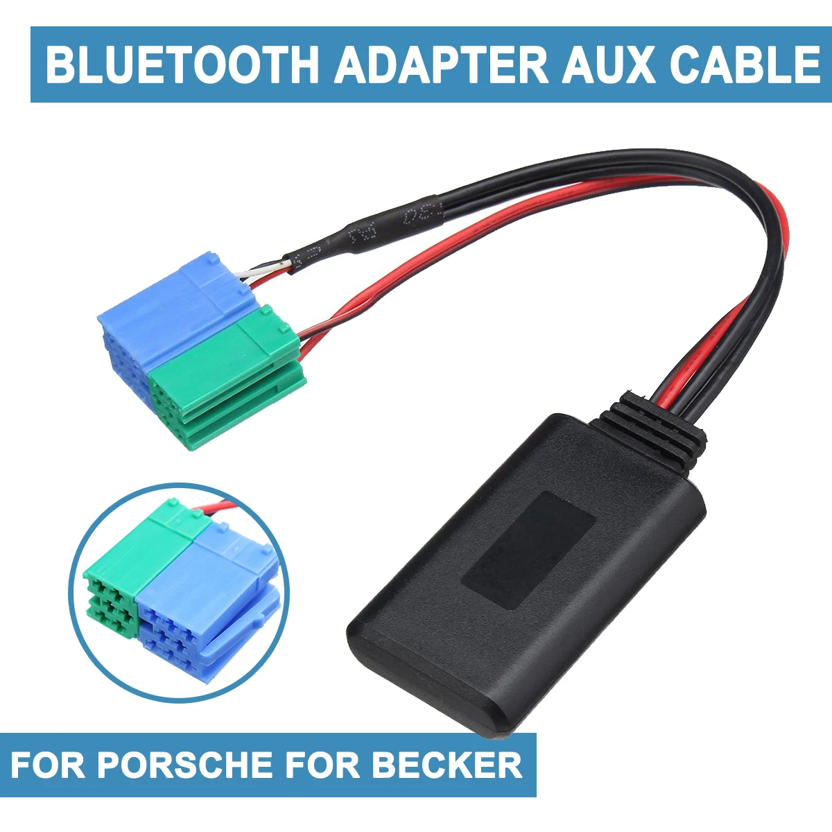 Car Radio bluetooth Adapter For Porsche For Becker  Aux in Cable For Iphone Cars Electronics Accessories