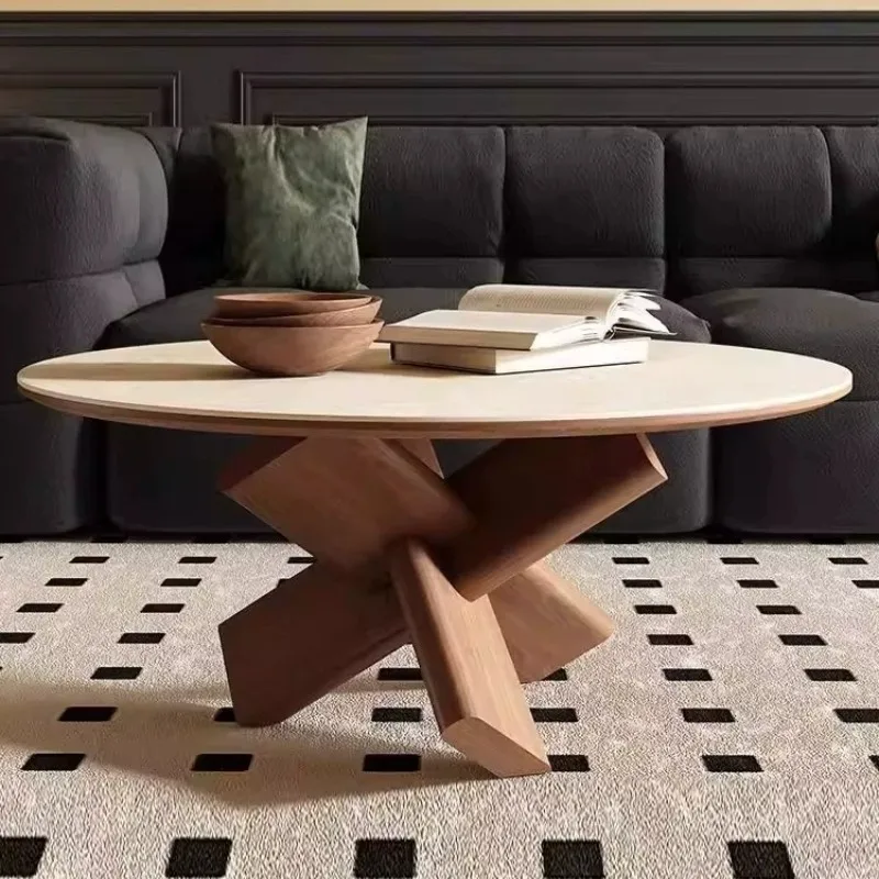 Vintage Floor Coffee Tables Center Round Garden Flower Coffee Tables Tray Drink Mesa De Centro Sala Furniture Living Room