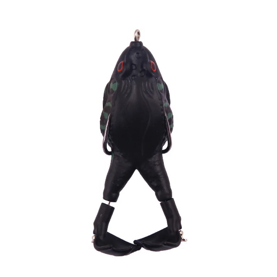 Frosch Köder Doppel Propeller Beine Silikon Weiche Köder 13,6g 16,6g Topwater Wobbler Künstliche Köder Für Bass Wels angeln Werkzeuge – Detail 13