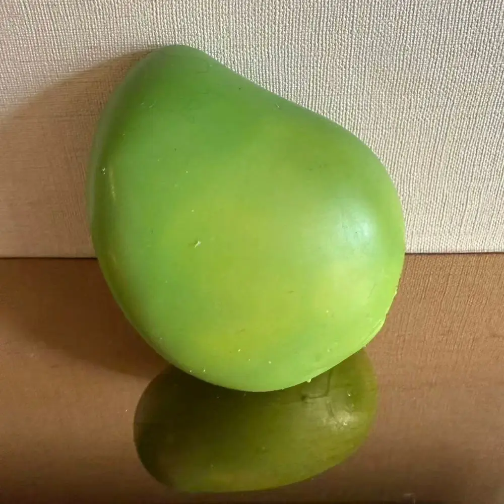 Reusable Changing-color Mango Ball Skin Soft TPR Flexible DIY Empty Ball Skin Handmade With Lid DIY Pressure Ball Kit