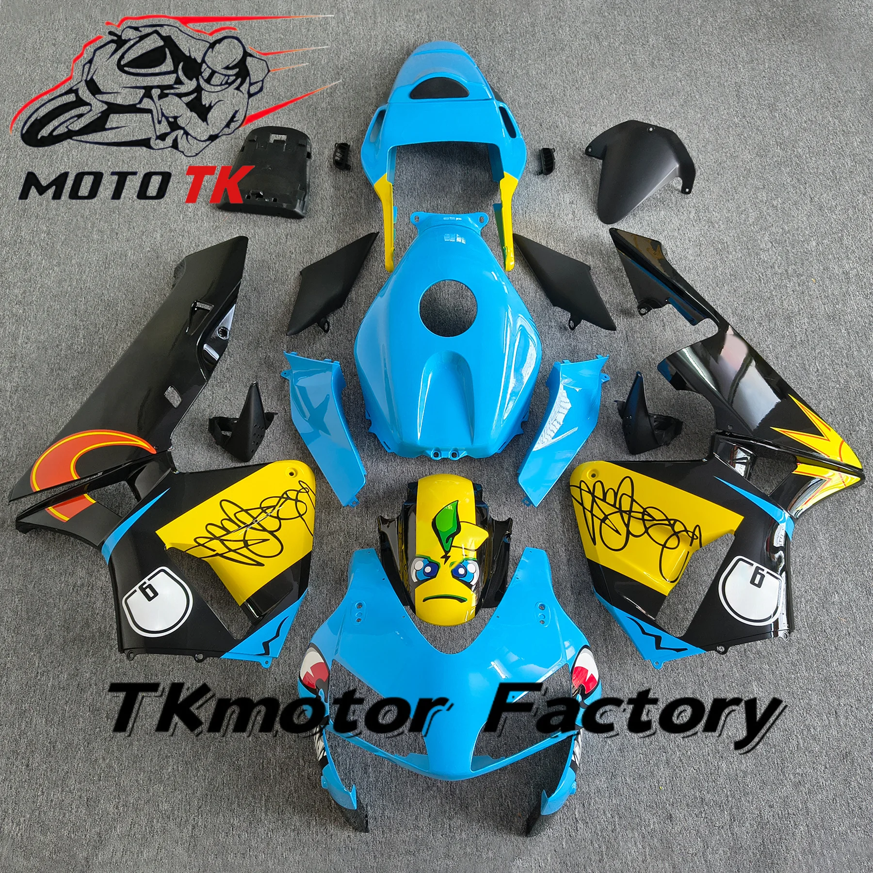 For HONDA CBR600RR 2003 2004 Bodywork fairing Full fairing kit Fairing kit Bodywork fairing kit High Quality ABS Part