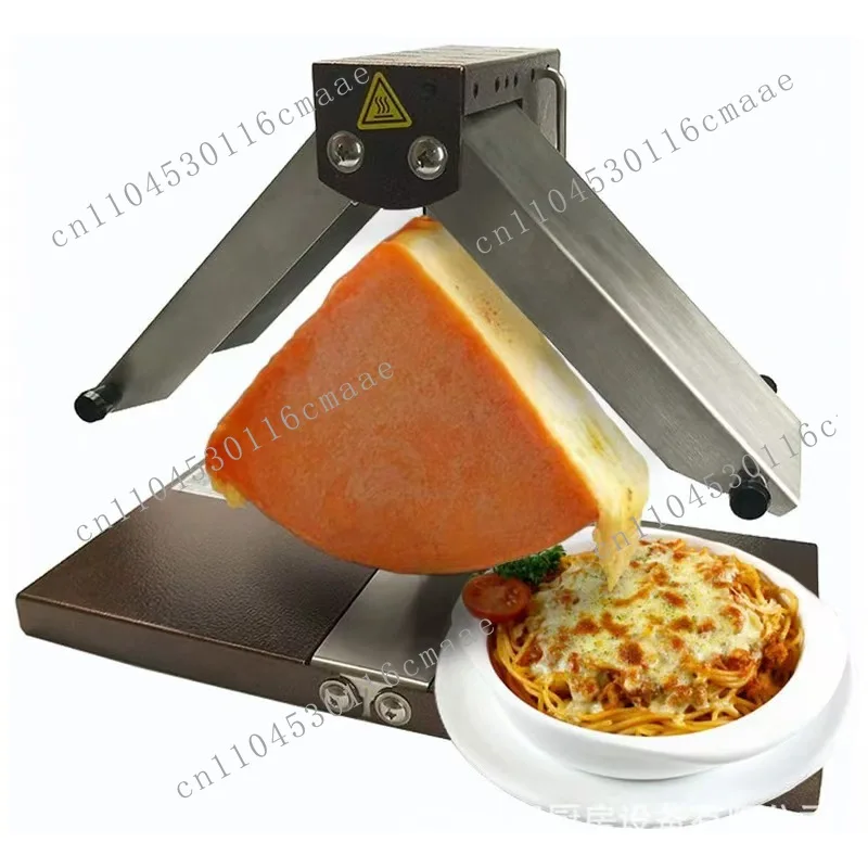 Commercial electric adjustable heating plate angle multifunctional half-wheel triangular French cheese heater