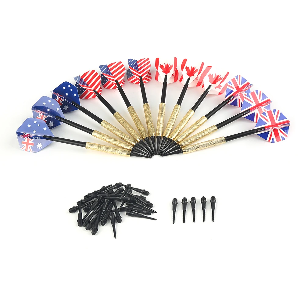 Dardo volante professionale punta dell'ago in acciaio al tungsteno dardo Premium Soft Tip freccette Set Flying Needle Sport Outdoor Indoor Darts