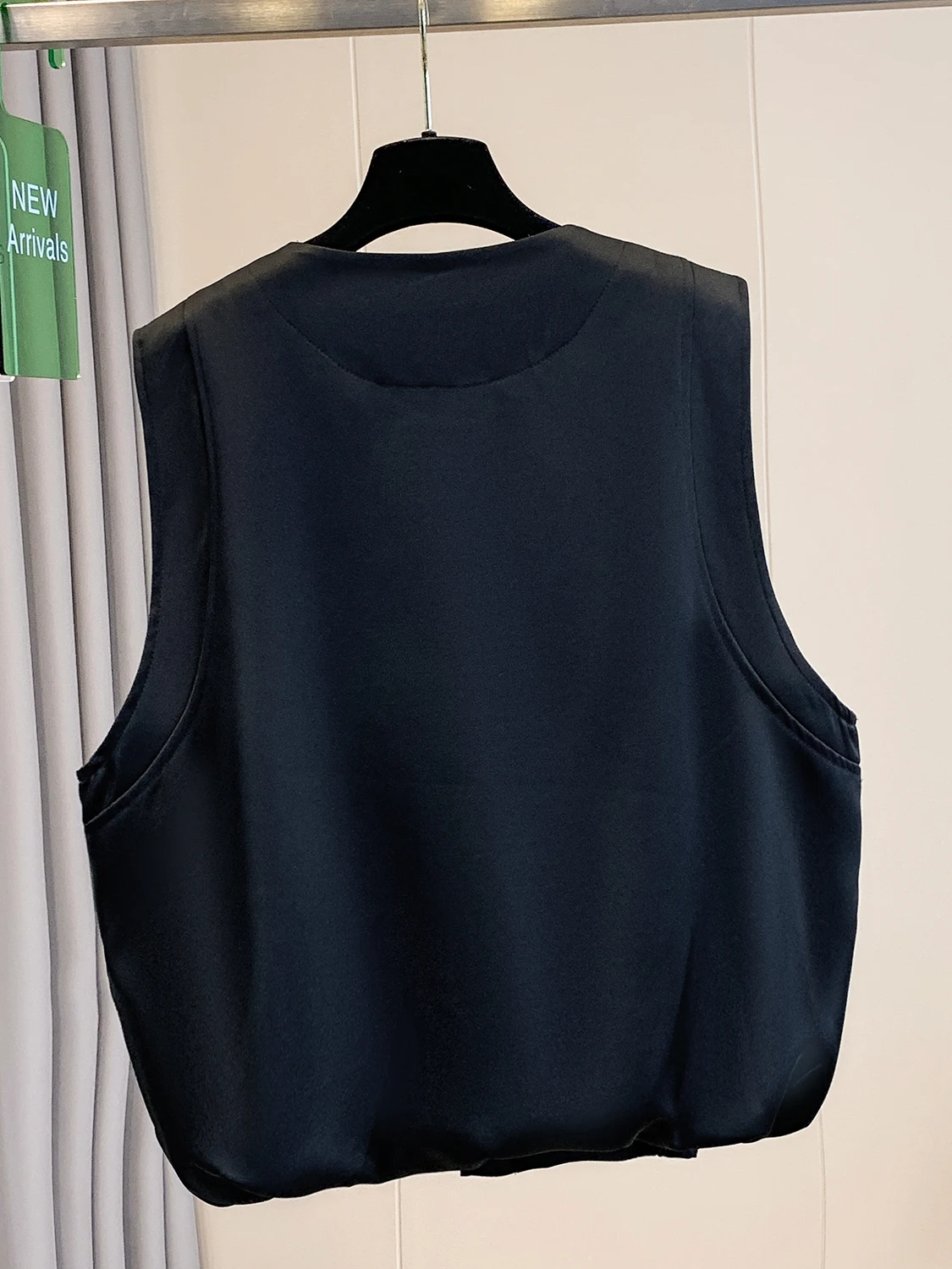 Top E de Decote Redondo para Mulheres, Estilo Primavera-Outono, Ajuste Solto, Barra Elástica, Jaqueta Versátil e Faion