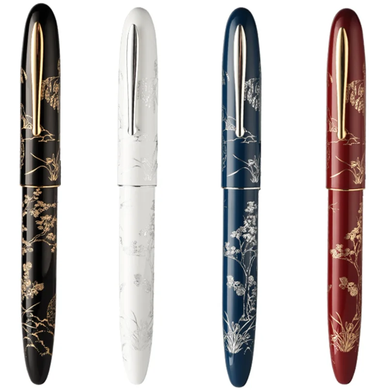 

Hongdian N23 Fountain Pen 2023 Rabbit Year Limited Men Women High-End Students Business Office Signing Pen Gold Carving For Gift