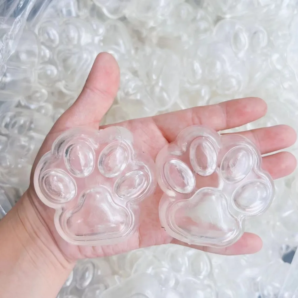 New TRP Empty Ball Skin Handmade Clear Cat Paw Cat Paw Mould Slow Rebound Decompression Casting Molds Tool