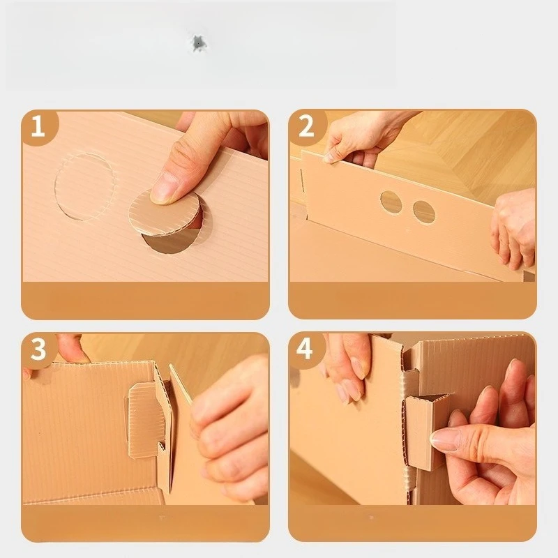 مستلزمات الحيوانات الأليفة صندوق فضلات القطط القابل للتصرف PP قابل للطي مقاوم للماء صندوق فضلات القطط صديق للبيئة صندوق فضلات القطط الكبيرة