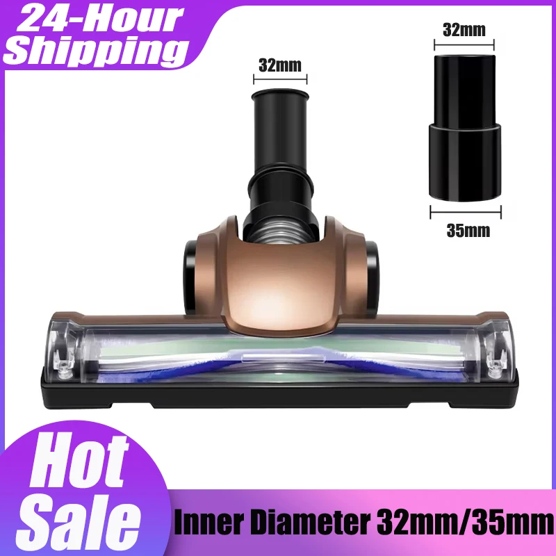 

Inner Diameter 32mm 35mm Vacuum Cleaner Brush Turbo Brush Nozzle for Philipe/ELECTROLUX/VAX/Miele Vacuum Cleaner Floor Brush