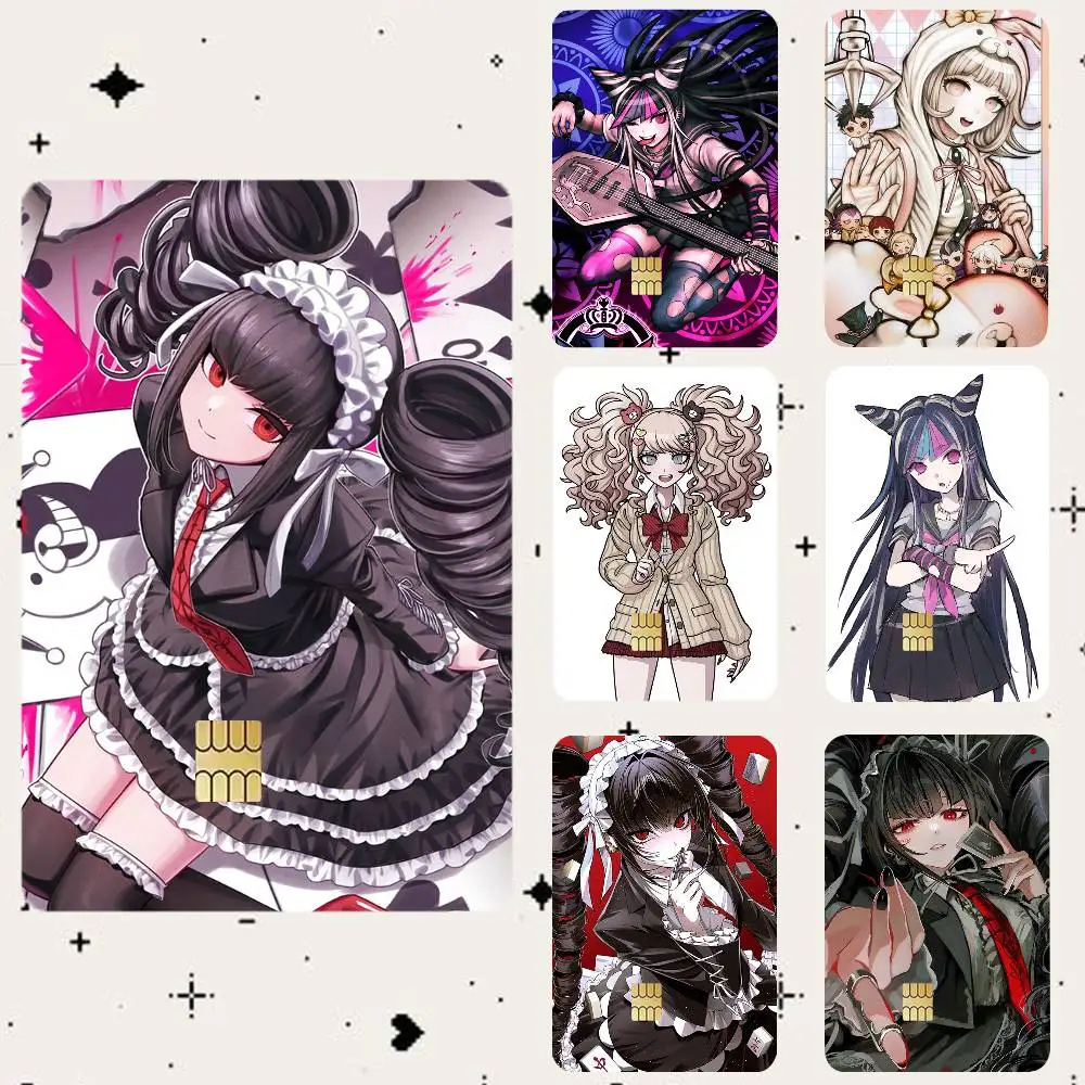 D-Danganronpa  HD Waterproof Card Skins Protective Stickers for Credit Bank Game Cards